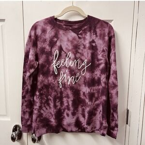 Sonoma Purple Tie-Dye Sweatshirt